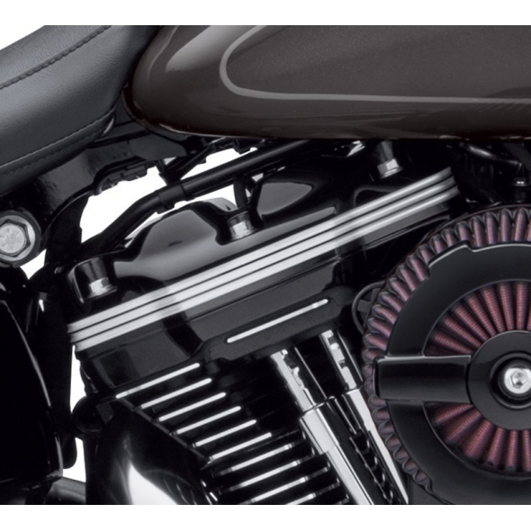 Harley-Davidson Harley-Davidson Defiance Upper Rocker Covers, Black Anodized Machine Cut | 25700604 | hd_25700604 | euronetbike-net