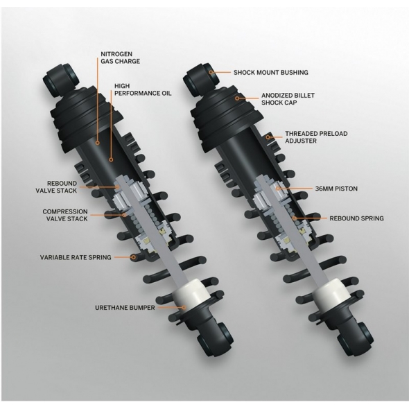 Harley-Davidson Harley-Davidson Premium Ride Emulsion Shocks | 54000066 | hd_54000066 | euronetbike-net