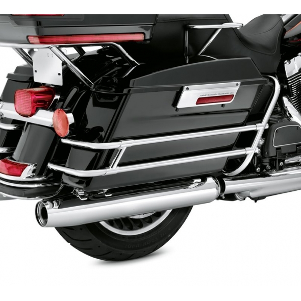 Harley-Davidson Harley-Davidson Twin Rail Chrome Saddlebag Guard Kit, Chrome | 91216-97 | hd_91216-97 | euronetbike-net