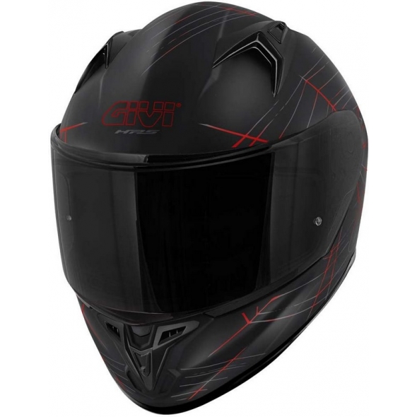 GIVI Parts Givi Full face helmet 50.7 PHOBIA Matte Black/Red, Size 60/L | H507FPHBR60 | givi_H507FPHBR60 | euronetbike-net
