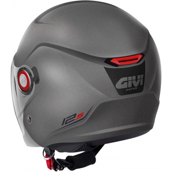 GIVI Parts Givi Jet helmet 12.5 SOLID COLOR Matte Titanium, Size 61/XL | H125BG76861 | givi_H125BG76861 | euronetbike-net