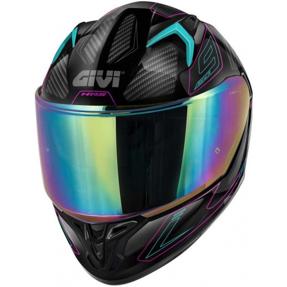 GIVI Parts Givi Full face helmet 50.9 ENIGMA Black/Titanium/Pink, Size 60/L | H509FNGBP60 | givi_H509FNGBP60 | euronetbike-net