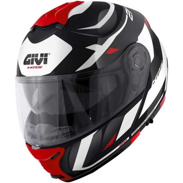 GIVI Parts Givi Flip-up helmet X.21 EVO NUMBER Black|White/Red, Size 58/M | HX21RNBBR58 | givi_HX21RNBBR58 | euronetbike-net
