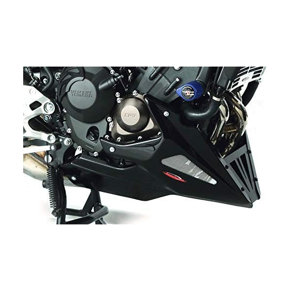 Powerbronze parts Powerbronze Belly Pan, BLACK-SILVER MESH for YAMAHA ,MT-09 TRACER, 15-19 ,FJ-09 TRACER, 15-19,MT-09 TRACER GT, 18-19 ,FJ-09 TRACER GT, 18-19 | 320-Y118-603 | pb_320-Y118-603 | euronetbike-net