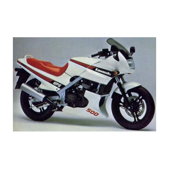 Powerbronze parts Powerbronze Standard Screens, FROSTED STEALTH GREY for KAWASAKI ,GPZ500S, 87-93 | 410-K109-019 | pb_410-K109-019 | euronetbike-net