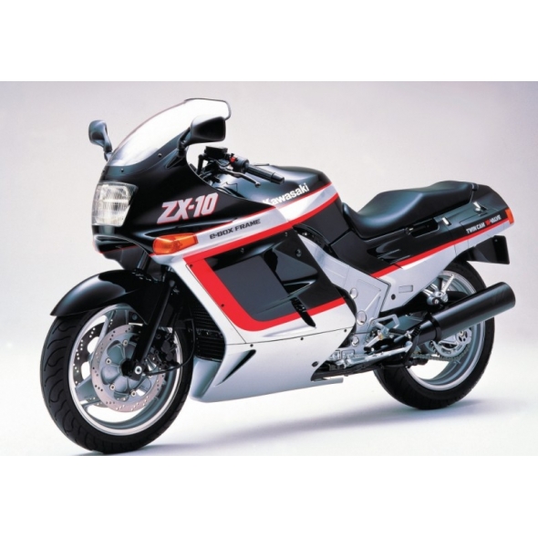 Powerbronze parts Powerbronze Standard Screens, FROSTED SAPPHIRE BLUE for KAWASAKI ,ZX10, 88-91 | 410-K137-018 | pb_410-K137-018 | euronetbike-net