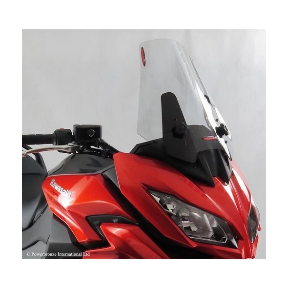 Powerbronze parts Powerbronze Standard Screens, RED for KAWASAKI ,VERSYS 1000, 12-16 ,VERSYS 650, 15-16 (370MM) | 410-K166-005 | pb_410-K166-005 | euronetbike-net