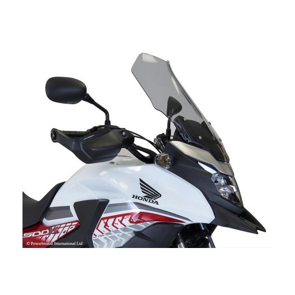 Powerbronze parts Powerbronze Flip Screens, DARK TINT for HONDA ,CB500X, 16-19 (500 MM) | 420-H150-002 | pb_420-H150-002 | euronetbike-net