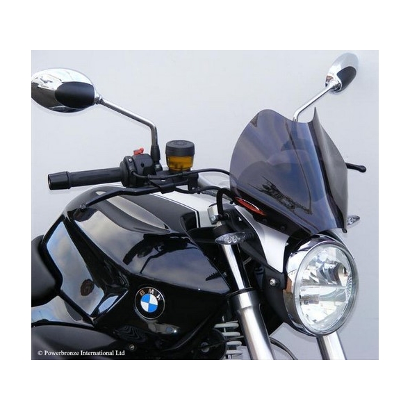 Powerbronze parts Powerbronze Light Screen, FROSTED SAPPHIRE BLUE for BMW ,R1200R, 06-14 (290 MM) | 430-U145-018 | pb_430-U145-018 | euronetbike-net