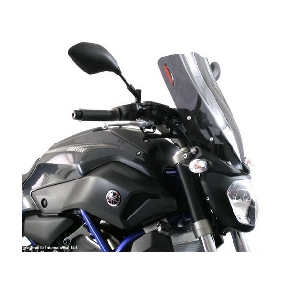 Powerbronze parts Powerbronze Light Screen, FROSTED STEALTH GREY for YAMAHA ,MT-07,FZ-07, 14-17 (380 MM) | 430-U157-019 | pb_430-U157-019 | euronetbike-net