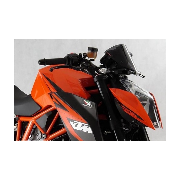 Powerbronze parts Powerbronze Light Screen, DARK TINT for KTM ,1290 SUPER DUKE R, 14-16 (175 MM) | 430-U175-002 | pb_430-U175-002 | euronetbike-net
