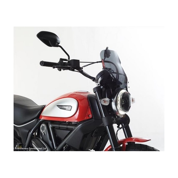 Powerbronze parts Powerbronze Light Screen, ELECTRIC BLUE for DUCATI ,SCRAMBLER 800, 15-19 (350 MM) | 430-U186-009 | pb_430-U186-009 | euronetbike-net