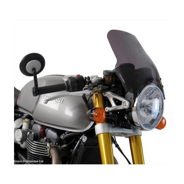 Powerbronze parts Powerbronze Light Screen, FLUORESCENT GREEN for TRIUMPH ,THRUXTON 1200, THRUXTON R, 16-19 (210 MM) | 430-U211A-010 | pb_430-U211A-010 | euronetbike-net