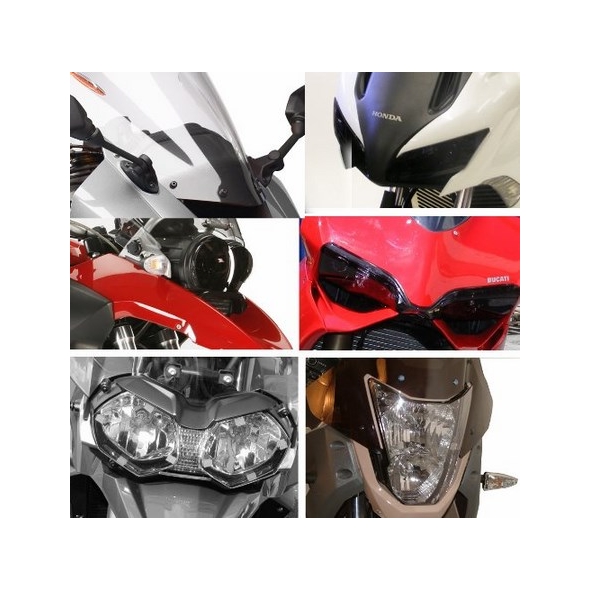 Powerbronze parts Powerbronze Headlight Protectors, DARK GREEN for BMW ,R1200RT, 14-18 | 440-B533-012 | pb_440-B533-012 | euronetbike-net