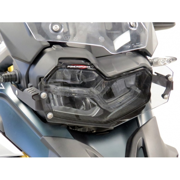 Powerbronze parts Powerbronze Headlight Protectors BMW F750GS 18-20/F850GS 18-20 (LED LIGHTS ONLY)/LIGHT TINT | 440-B590B-001 | pb_440-B590B-001 | euronetbike-net