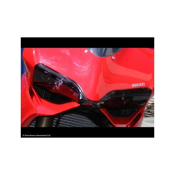 Powerbronze parts Powerbronze Headlight Protectors, YELLOW for DUCATI ,1199 PANIGALE, 12-14 ,899 PANIGALE, 14-15 | 440-D505-006 | pb_440-D505-006 | euronetbike-net