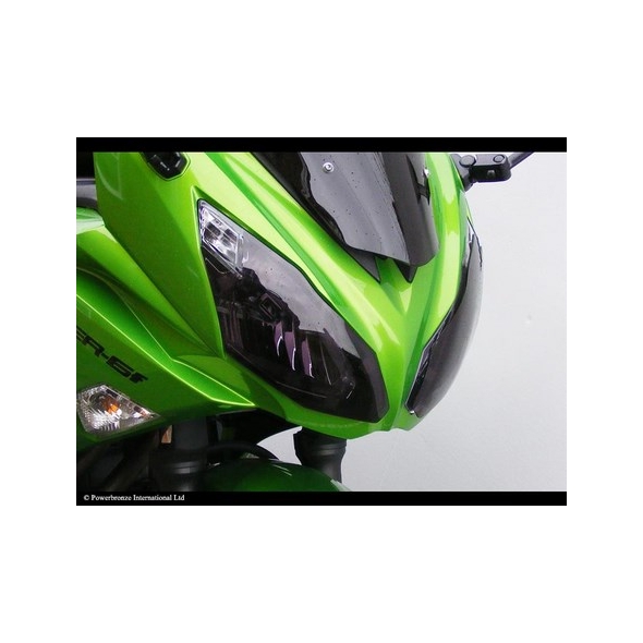 Powerbronze parts Powerbronze Headlight Protectors, DARK GREEN for KAWASAKI ,ER6-F, 12-17 | 440-K503-012 | pb_440-K503-012 | euronetbike-net