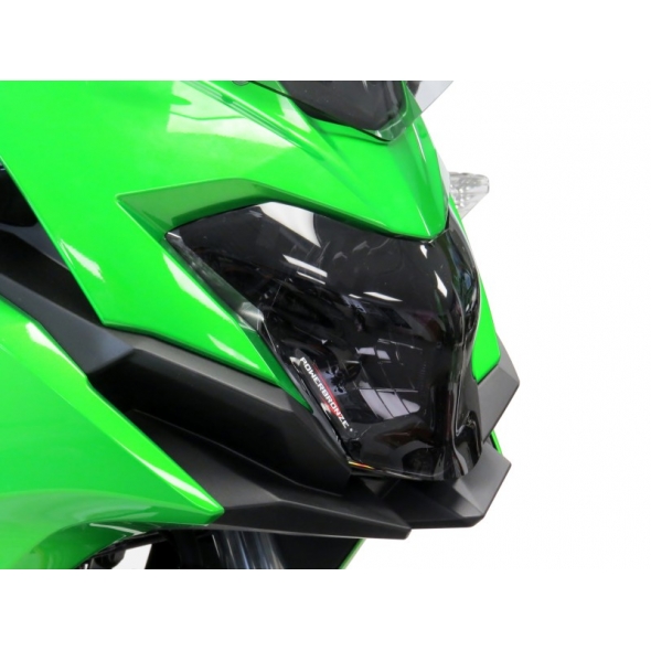 Powerbronze parts Powerbronze Headlight Protectors, DARK GREEN for KAWASAKI ,VERSYS-X 300, 17-19 | 440-K571A-012 | pb_440-K571A-012 | euronetbike-net