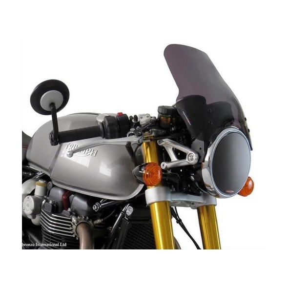 Powerbronze parts Powerbronze Headlight Protectors, DARK TINT for TRIUMPH ,THRUXTON 1200, THRUXTON R, 16-19 | 440-T089A-002 | pb_440-T089A-002 | euronetbike-net