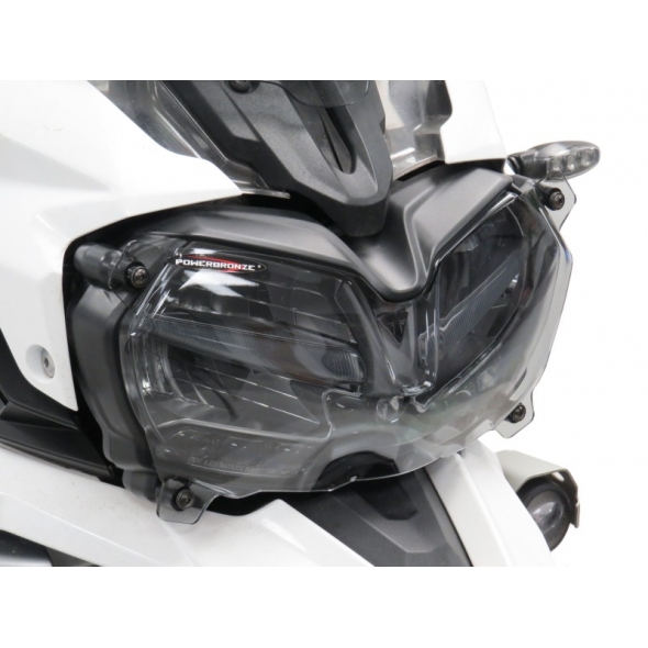 Powerbronze parts Powerbronze Headlight Protectors TRIUMPH TIGER 800 XCA 18-20/XRT 18-20/TIGER 1200 EXPLORER XCA 18-20/XRT 18-20/XCX 18-20/XRX 18-20/SOLID BLACK **NOT ROAD LEGAL** | 440-T616-003 | pb_440-T616-003 | euronetbike-net