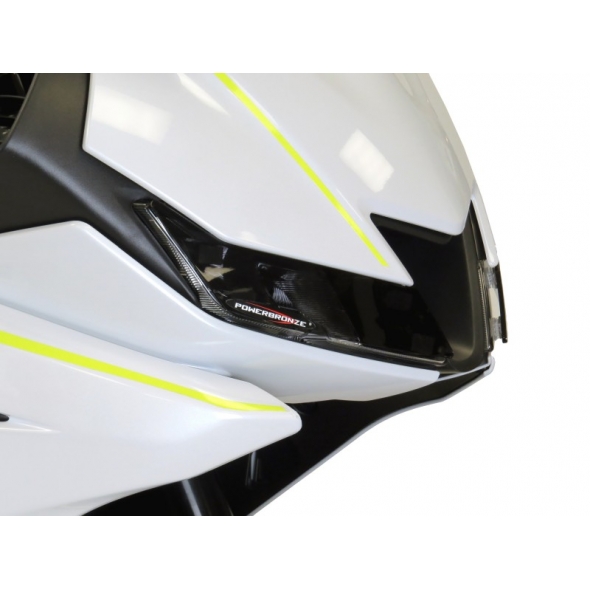 Powerbronze parts Powerbronze Headlight Protectors YAMAHA YZF-R125 19-20/LIME GREEN "NOT ROAD LEGAL" | 440-Y050A-011 | pb_440-Y050A-011 | euronetbike-net