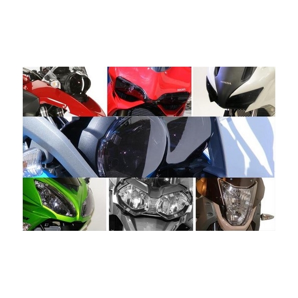 Powerbronze parts Powerbronze Headlight Protectors, YELLOW for YAMAHA ,TDM850, 96-01 | 440-Y161-006 | pb_440-Y161-006 | euronetbike-net