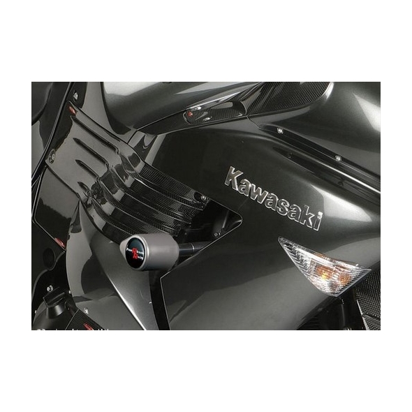Powerbronze parts Powerbronze Badged Crash Post Set, BLACK for KAWASAKI ,ZZR1400,ZX-14R, 06-11 | 513-K112-003 | pb_513-K112-003 | euronetbike-net