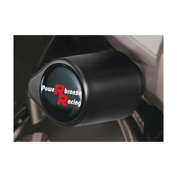 Powerbronze parts Powerbronze Badged Crash Post Set, BLACK for YAMAHA ,FZ-6,FZ-6 FAZER, 04-09 WITHOUT LOWERS | 513-Y102-003 | pb_513-Y102-003 | euronetbike-net