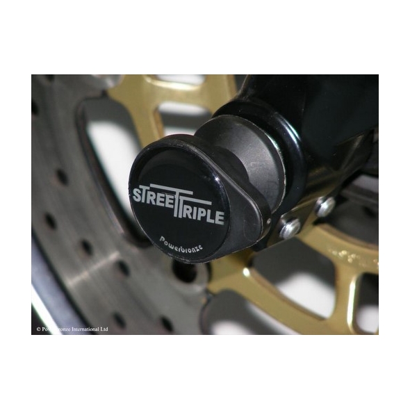 Powerbronze parts Powerbronze Fork Protectors, GREEN PLASTIC for TRIUMPH ,STREET TRIPLE,STREET TRIPLE R, 07-12 | 518-T101-011 | pb_518-T101-011 | euronetbike-net