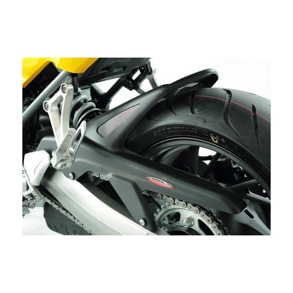 Powerbronze parts Powerbronze Hugger, CARBON LOOK-SILVER MESH for HONDA ,CB650F, 14-18 ,CBR650F, 14-18 ,CBR650R, 19 ,CB650R, 19 | 301-H111-680 | pb_301-H111-680 | euronetbike-net