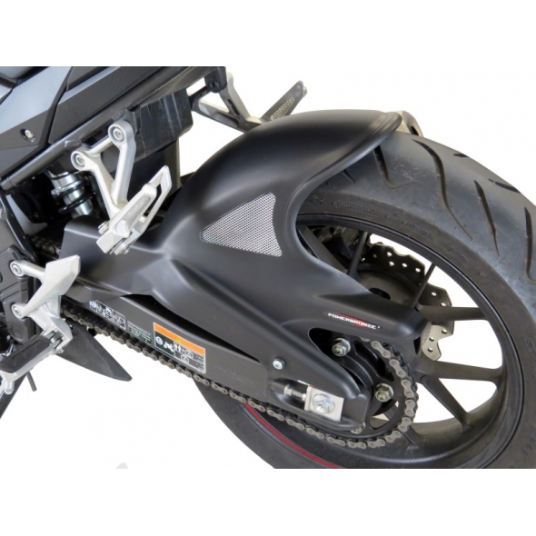 Powerbronze parts Powerbronze Hugger HONDA CB500F 19-20/CB500X 19-20/CBR500R 19-20/MATT BLACK-SILVER MESH | 301-H114-670 | pb_301-H114-670 | euronetbike-net