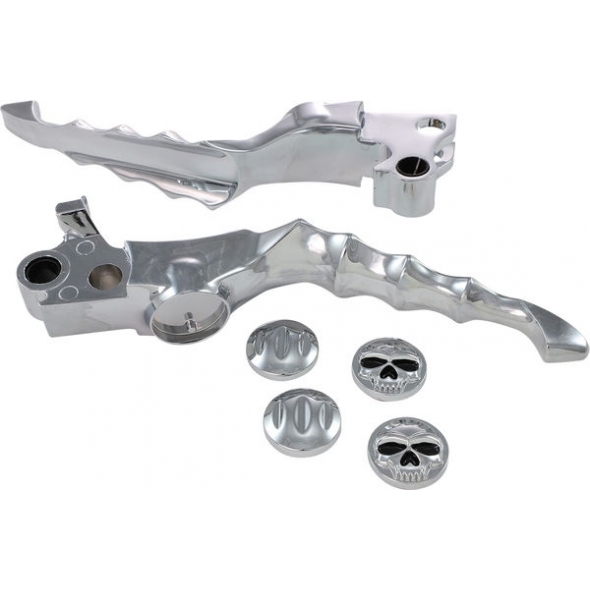 KURYAKYN KURYAKYN LEVERS ZOMBIE FOR CABLE CLUTCH CHROME | 1047 | kur_1047 | euronetbike-net