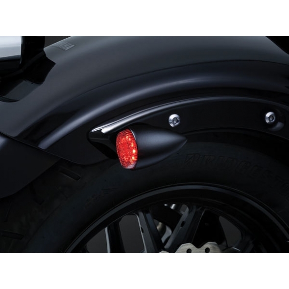 KURYAKYN KURYAKYN TORPEDO LIGHTS RUN-TURN-BRAKE MATTE BLACK | 2509 | kur_2509 | euronetbike-net