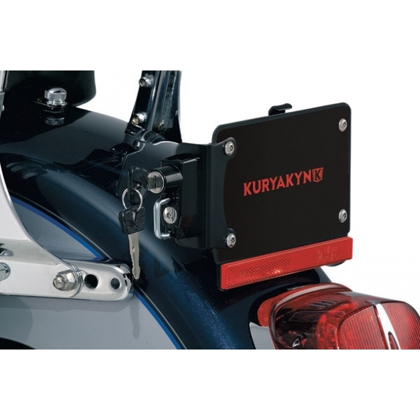 KURYAKYN KURYAKYN LICENSE PLATE WITH HELMET LOCK | 4248 | kur_4248 | euronetbike-net