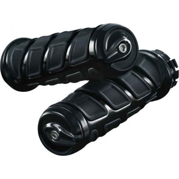 KURYAKYN KURYAKYN GRIPS KINETIC FOR KAWASAKI SUZUKI VICTORY & YAMAHA BLACK | 6376 | kur_6376 | euronetbike-net
