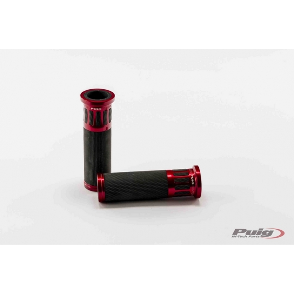 Puig Puig Hi-Tech Racing Grips , Red | 5879R | puig_5879R | euronetbike-net
