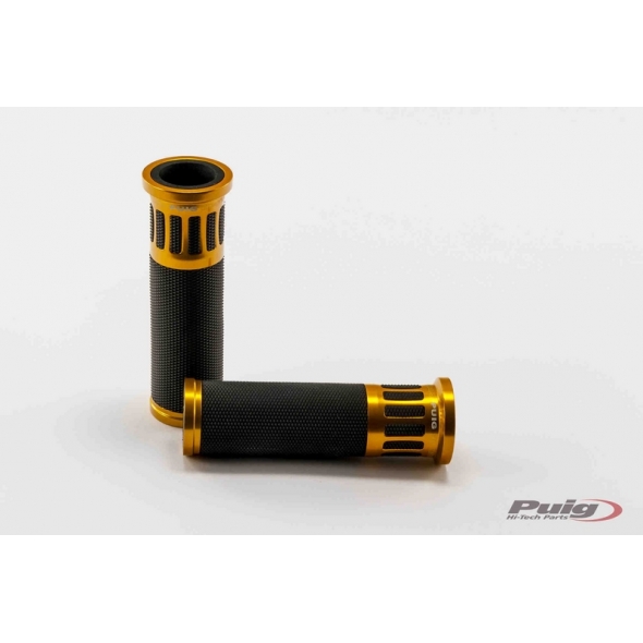 Puig Puig Hi-Tech Racing Grips , Gold | 5879O | puig_5879O | euronetbike-net