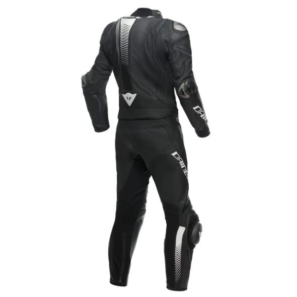 Dainese wear Dainese Laguna Seca 5 2Pcs Leather Suit S/T Black/Black/White | 201513483-948 | dai_201513483-948_24 | euronetbike-net