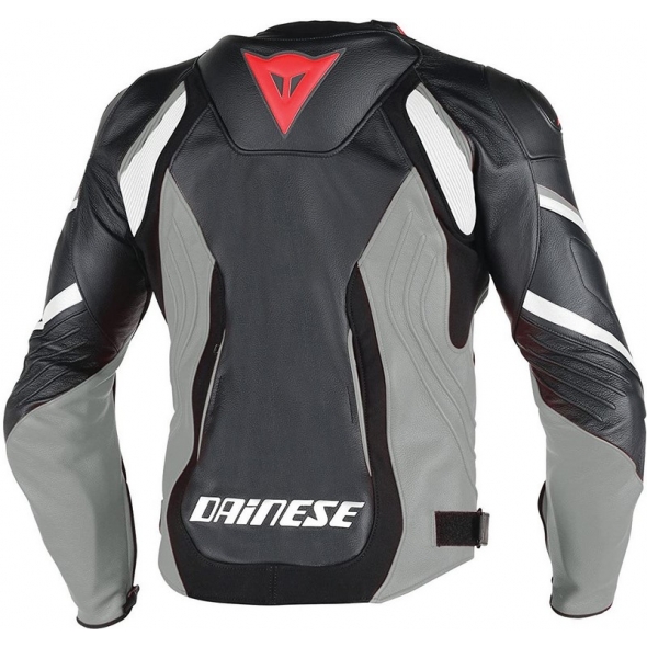 Dainese wear Dainese Jacket SUPER SPEED D1 LEATHER, black/anthracite/white, Size 54 | 201533723867013 | dai_201533723-867_54 | euronetbike-net