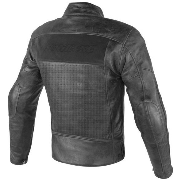 Dainese wear DAINESE STRIPES D1 PERF. LEATHER JACK, BLACK/BLACK, Size 54 | 201533784631013 | dai_201533784-631_54 | euronetbike-net Dainese wear DAINESE STRIPES D1 PERF. LEATHER JACK, BLACK/BLACK, Size 54 | 201533784631013 | dai_201533784-631_54 | euronetbike-net
