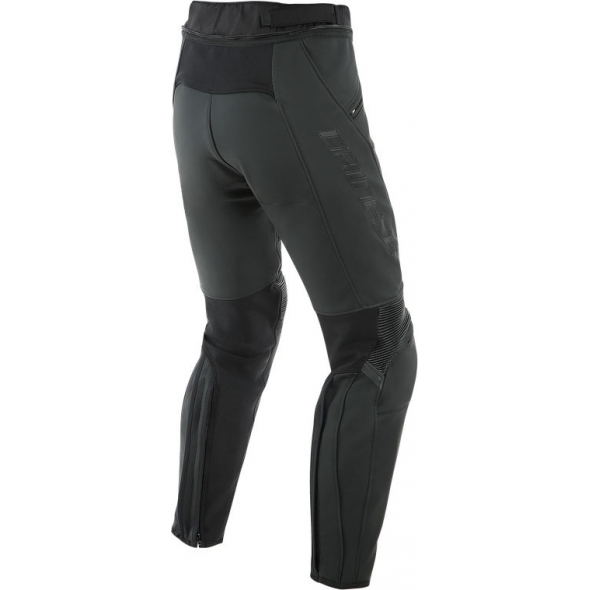 Dainese wear Dainese PONY 3 LEATHER PANTS, BLACK-MATT, Size 50 | 201553711076011 | dai_201553711-076_52 | euronetbike-net