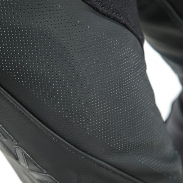 Dainese wear Dainese PONY 3 PERF. LEATHER PANTS, BLACK-MATT, Size 52 | 201553712076012 | dai_201553712-076_52 | euronetbike-net