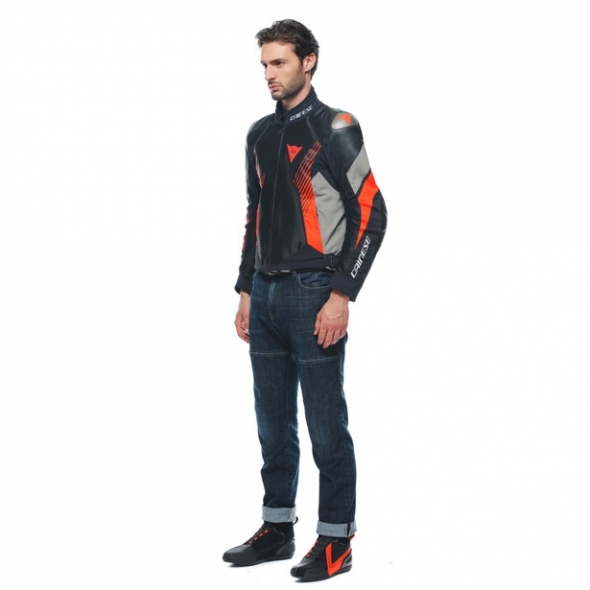 Dainese wear Dainese Super Rider 2 Absoluteshell Jacket Black/Dark-Gull-Gray/Fluo-Red | 201654630-85I | dai_201654630-85I_58 | euronetbike-net Dainese wear Dainese Super Rider 2 Absoluteshell Jacket Black/Dark-Gull-Gray/Fluo-Red | 201654630-85I | dai_201654630-85I_58 | euronetbike-net