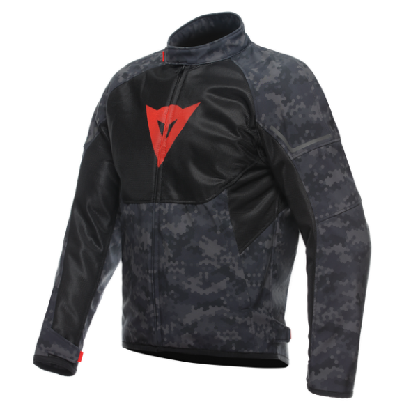 Dainese wear Dainese Ignite Air Tex Jacket Camo-Gray/Black/Fluo-Red | 201735262-97H | dai_201735262-97H_48 | euronetbike-net