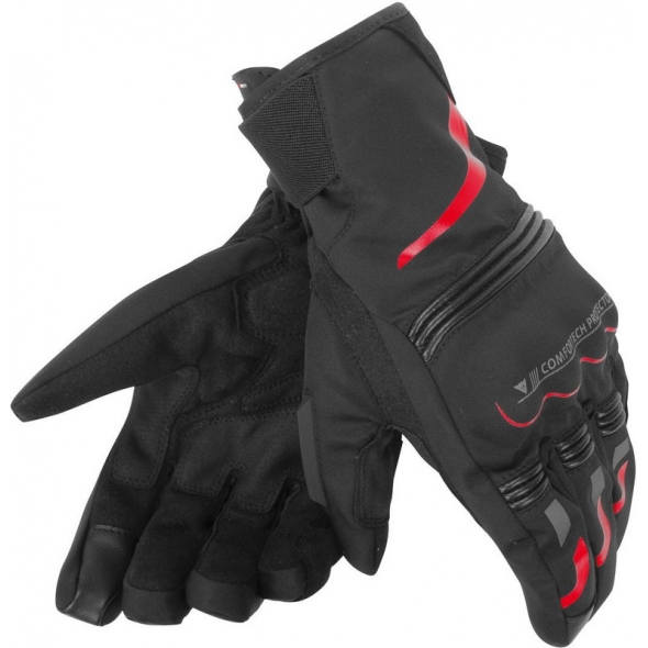 Dainese wear Dainese TEMPEST UNISEX D-DRY SHORT GLO, BLACK/RED, Size XXXS | 201815872-R08_XXXS | dai_201815872-R08_XXXS | euronetbike-net