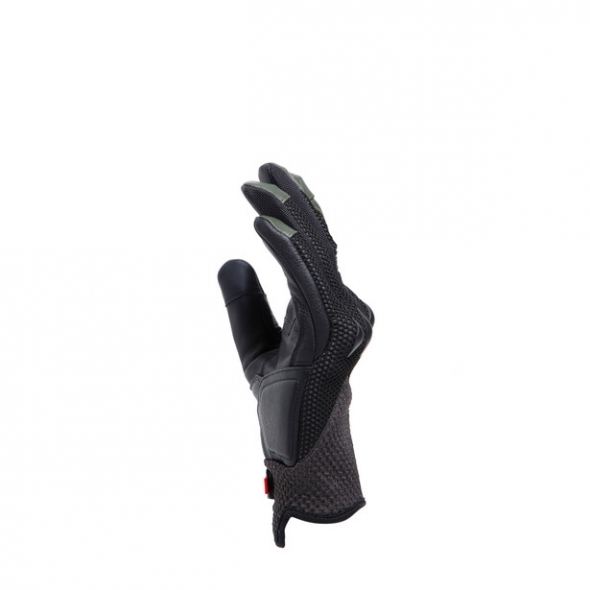 Dainese wear Dainese Karakum Ergo-Tek Gloves Black/Army-Grren | 201815968-70H | dai_201815968-70H_XS | euronetbike-net