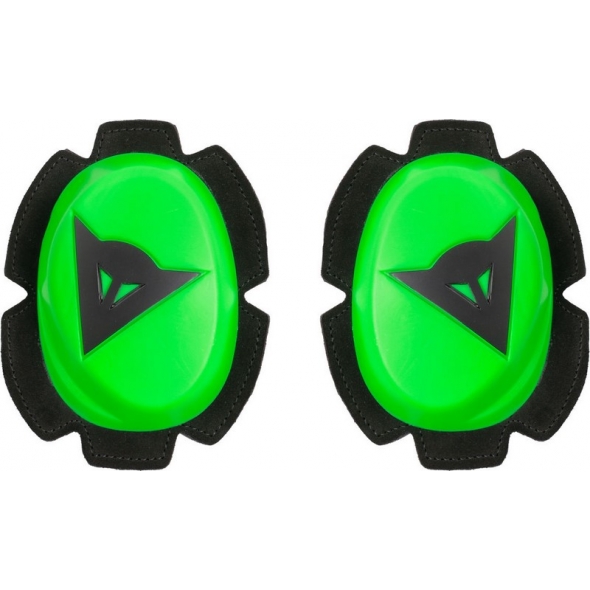 Dainese wear Dainese PISTA KNEE SLIDER, FLUO-GREEN/BLACK, Size N | 201876166513001 | dai_201876166-513_N | euronetbike-net