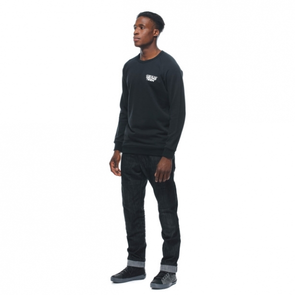 Dainese wear Dainese Racing Sweater Lite Black/White | 201896886-622 | dai_201896886-622_XL | euronetbike-net