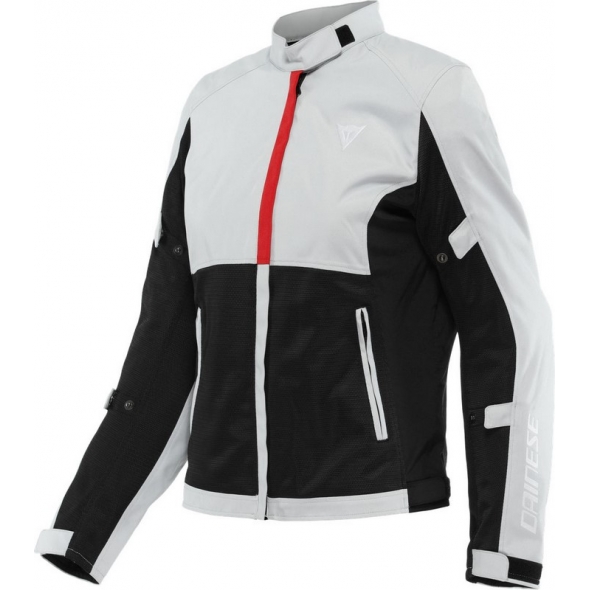Dainese wear Dainese RISOLUTA AIR TEX LADY JACKET, GLACIER-GRAY/LAVA-RED | 20273524934F005 | dai_202735249-34F_44 | euronetbike-net