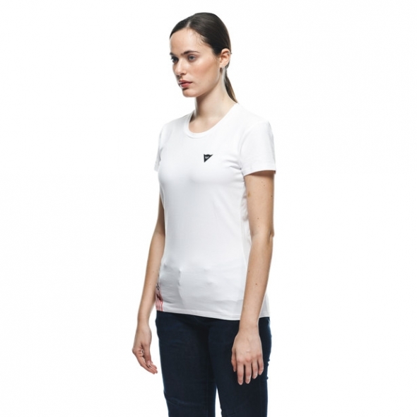 Dainese wear Dainese T-Shirt Logo Lady White/Black | 202896883-601 | dai_202896883-601_S | euronetbike-net